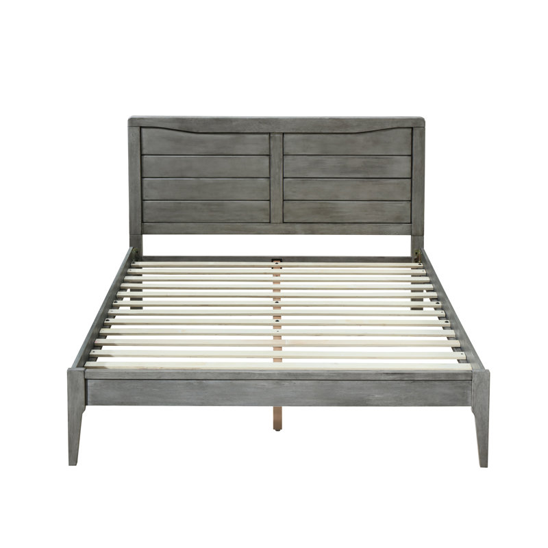 Fournier Platform Bed, Rustic Gray