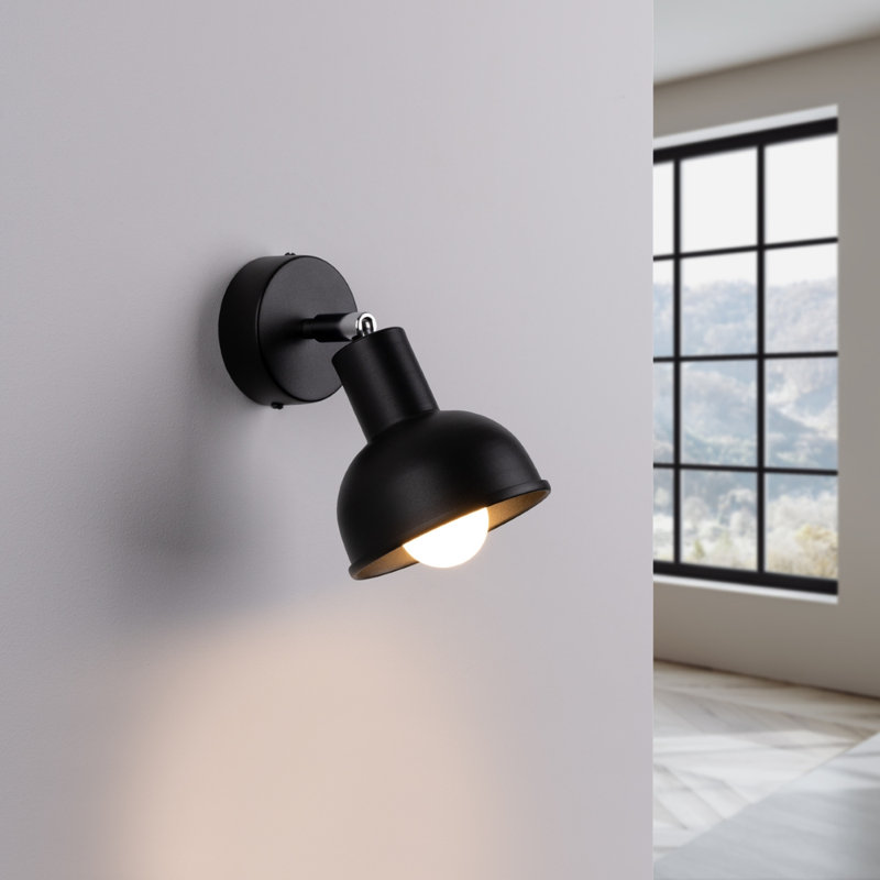 Wall lamp ELBA white, Black