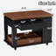 Table basse moderne multifonctionnelle avec plateau pliable, roulettes et rangement à plusieurs niveaux-442051461