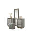 Ensemble de meuble-lavabo 1 pièce avec base de tabouret Glam Style