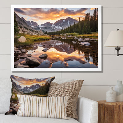 Colorado Mountain Senerity III - Colorado, art mural