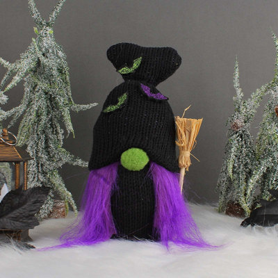 Décorations d'Halloween, gnomes, sorcières et fantômes, ornements de gnomes tricotés