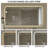 Black frame wall mirror with rounded corners vanity mirror