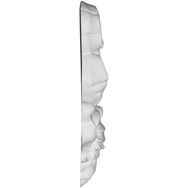 Versailles 6.38'' H x 5.13'' W x 0.88'' D Urethane Onlay Scroll
