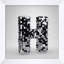 Disco Letter H Print by Mat Sanders
