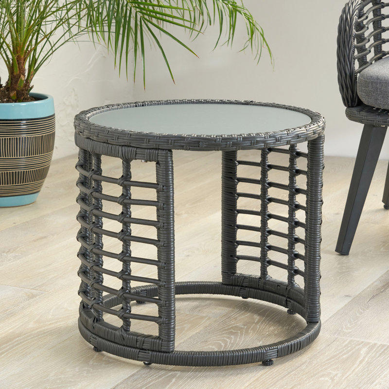 Table d'appoint attrayante de 18,75 po de profondeur x l 16,07 po de hauteur, 11,9 lb de table, 18,75 po et 16,07 po de hauteur