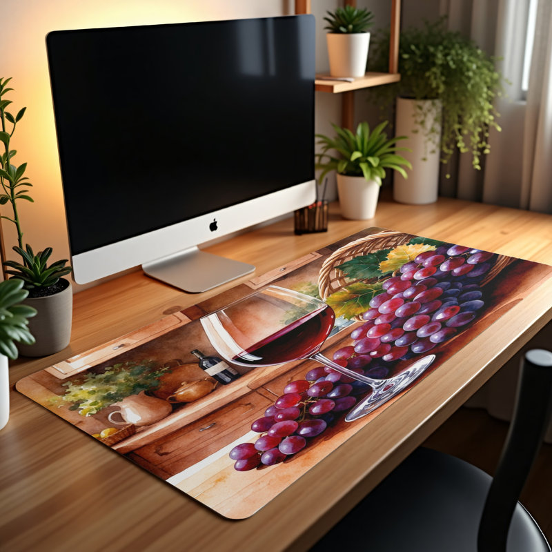 Polyester Desk Pad, 31.5x15.5