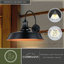 Lampe de grange d'extérieur à 1 ampoule Gunnora avec poussière à l'aube-800128795-800128804