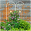 Ensemble de 2 treillis de jardin en métal 86,7 po x 19,7 po antirouille-1120098259