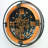 THE GEARS CLOCK Wall Clock with Real Moving Gears PO-LI_ 18 in Round WOOD-BLACK
