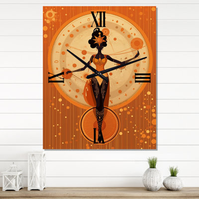 Horloge murale graphique