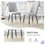 Ensemble de table de salle à manger moderne extensible avec 4 chaises en polyuréthane gris clair - meubles de cuisine convertibles ronds à ovales-289558452-289558455