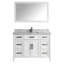 Meuble-lavabo simple avec miroir 48 po Lachine-33561665