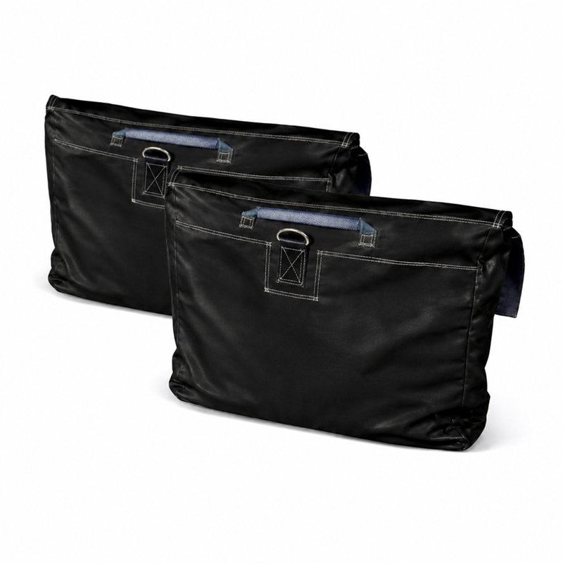 Sacs de sable et rebords gonflables noirs Moose, Noir