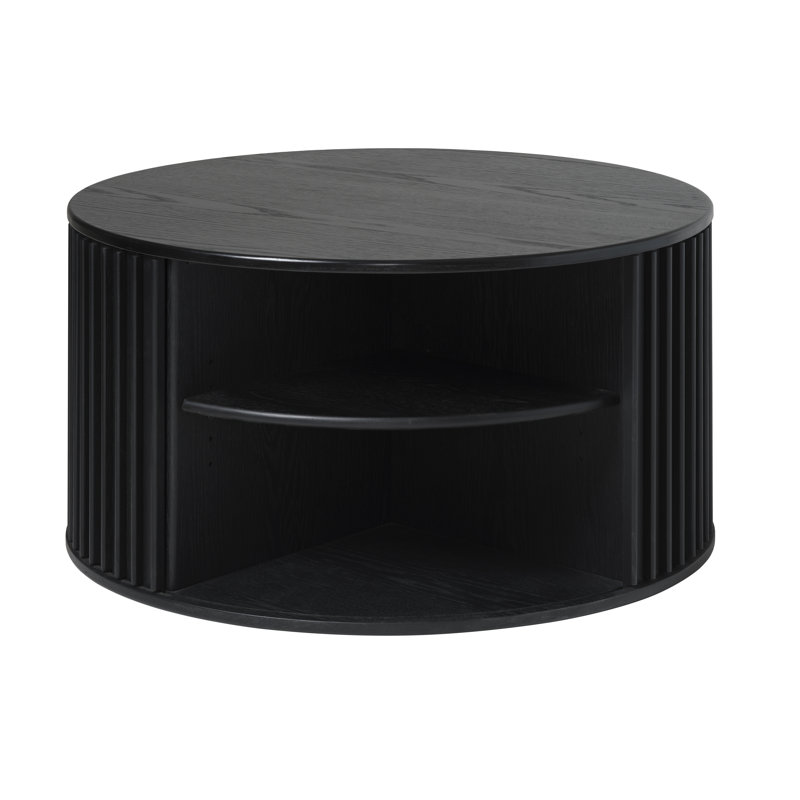 Table basse en chêne noir