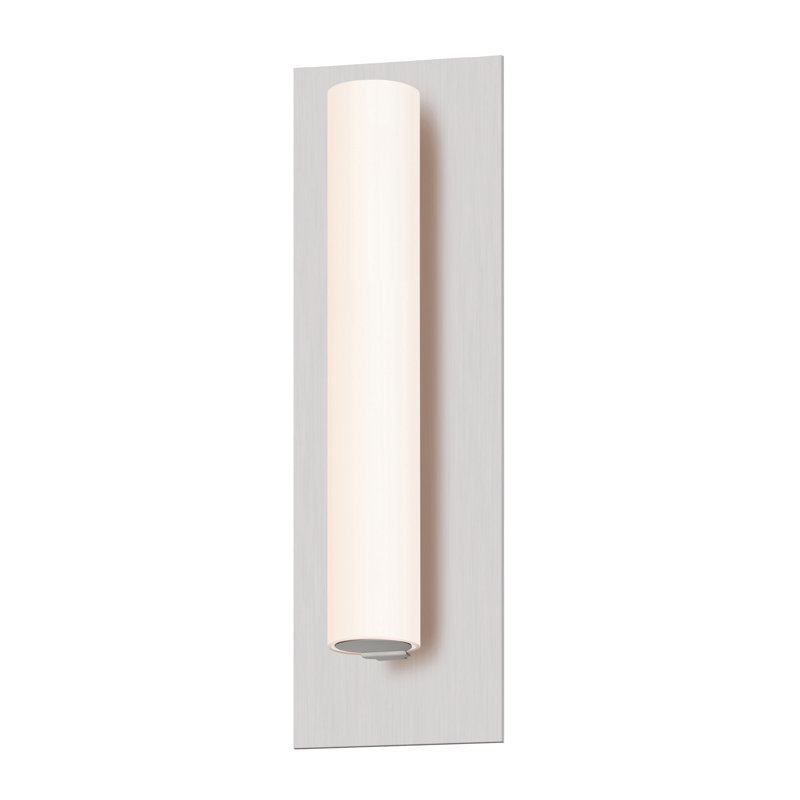 Tubo Slim LED Flush Mounted Sconce, Polished Chrome, Spine