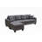 Tyece 96.06'' Convertible Upholstered Pillow Back Sectional Sofa with Throw Pillows and Cupholders-1764048729