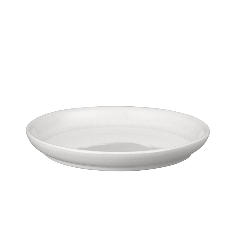 Assiette plate Elements Coupe, Blanc pierre