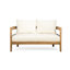 Ensemble de conversation d'extérieur 4 pièces Porto, beige