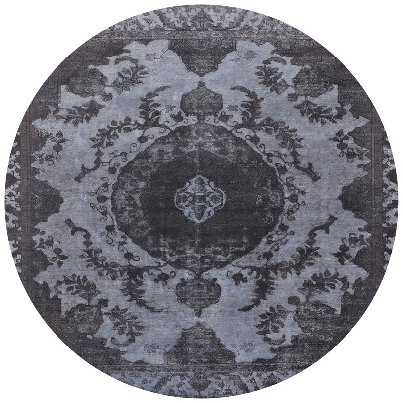 Tapis oriental gris Maribel, Rond 4 pi