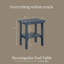 Outdoor Rectangular End Dining Table-112411474
