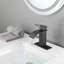 Robinet de salle de bain à cascade, robinet de meuble-lavabo à poignée simple-117992751
