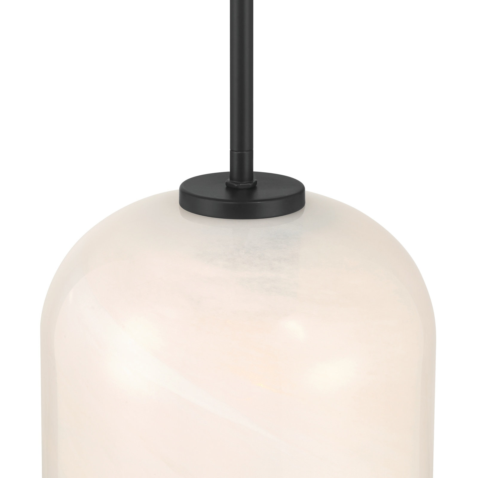 Single Light Glass Pendant, 8*9.8"