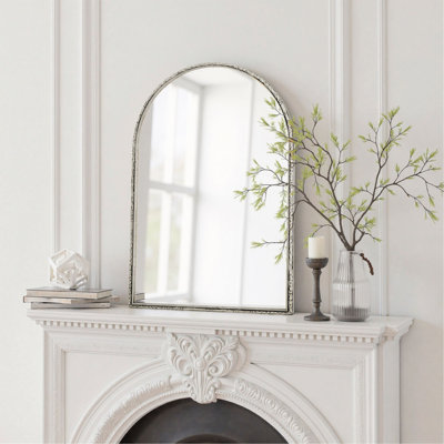 Arched Mirror,Wall Mirror For Bathroom,Vanity Mirror Or Wall Decor Arch Mirror For Livingroom Bedroom Entryway