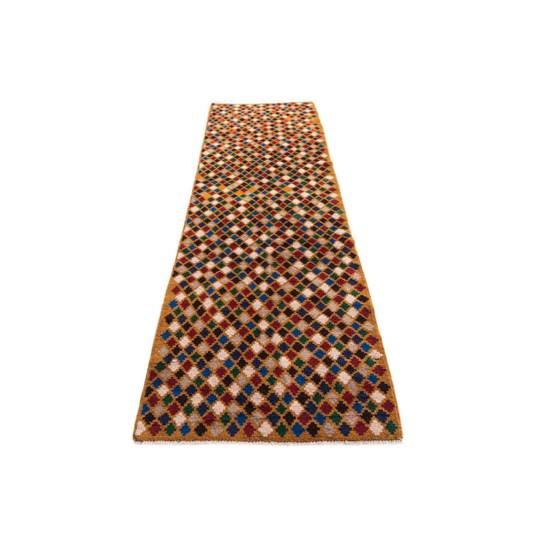 Tapis de couloir doré