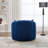 Upholstered Oversized 360° Swivel Accent Barrel Chair with 3 Pillows for Living Room-881311171