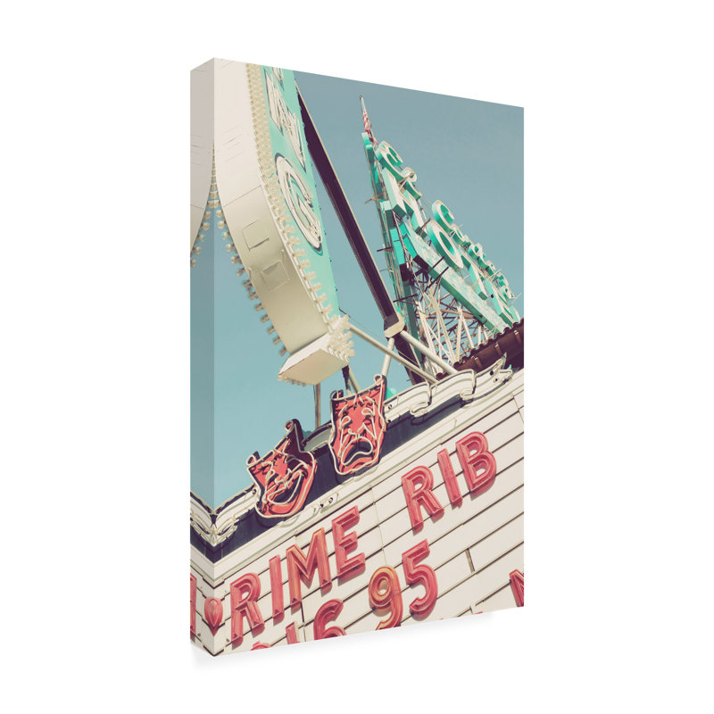 «Pictufy studio III Las Vegas Neaon Signs», art sur toile, H 47 po x l 30 po