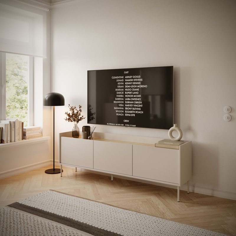 Unfinished TV Stand, Beige, 175