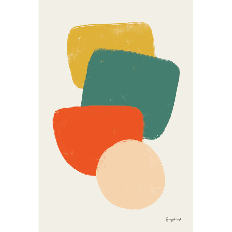 " Eclectic II " by Becky Thorns Painting Print, 12" H x 8" W  