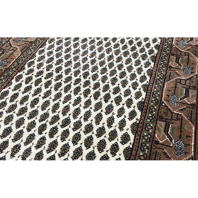Wool Paisley Area Rug, Runner 2'9" x 12'7"