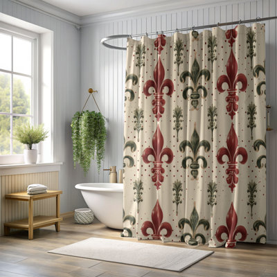Rideau de douche Damask Flourish - Premium
