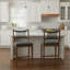 Tabouret de comptoir en bois Arno