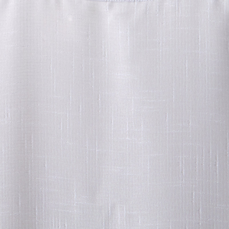 Janig Solid Sheer Tab Top Single Indoor/Outdoor Curtain Panel, White, 52"W x 95"L