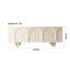 Crédence de rangement l 86,6 po Creative Cream