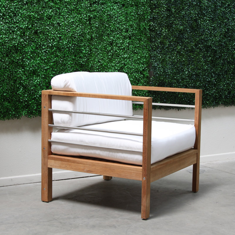 Soho Teak Arm Chair with Cushion