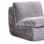 Fauteuil ergonomique en velours côtelé gris