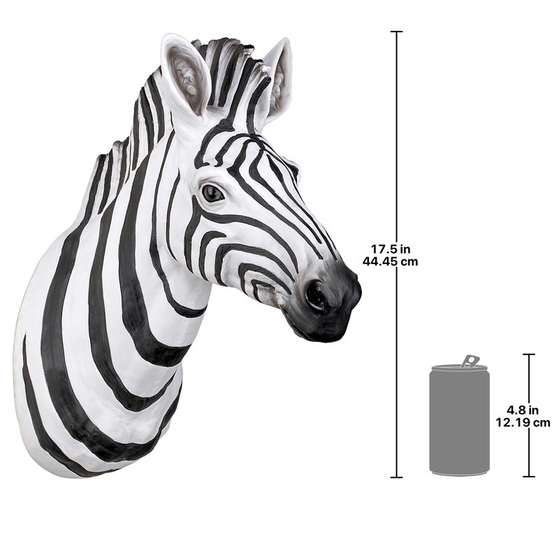 Sculpture murale Serengeti Zebra