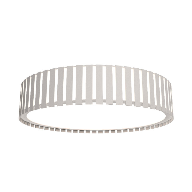 Ripado 1 - Light LED Flush Mount, 5.85" H x 19.5" W x 19.5" D, Organic Cappuccino
