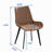 Modern Dining Chair Living Room  Leg Dining Chair-2pcs/ctn