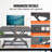 Hakimah Adjustable Metal Base Computer Desk-509681670