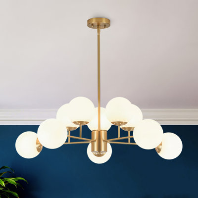 Lustre 10 lumières Mid-Century