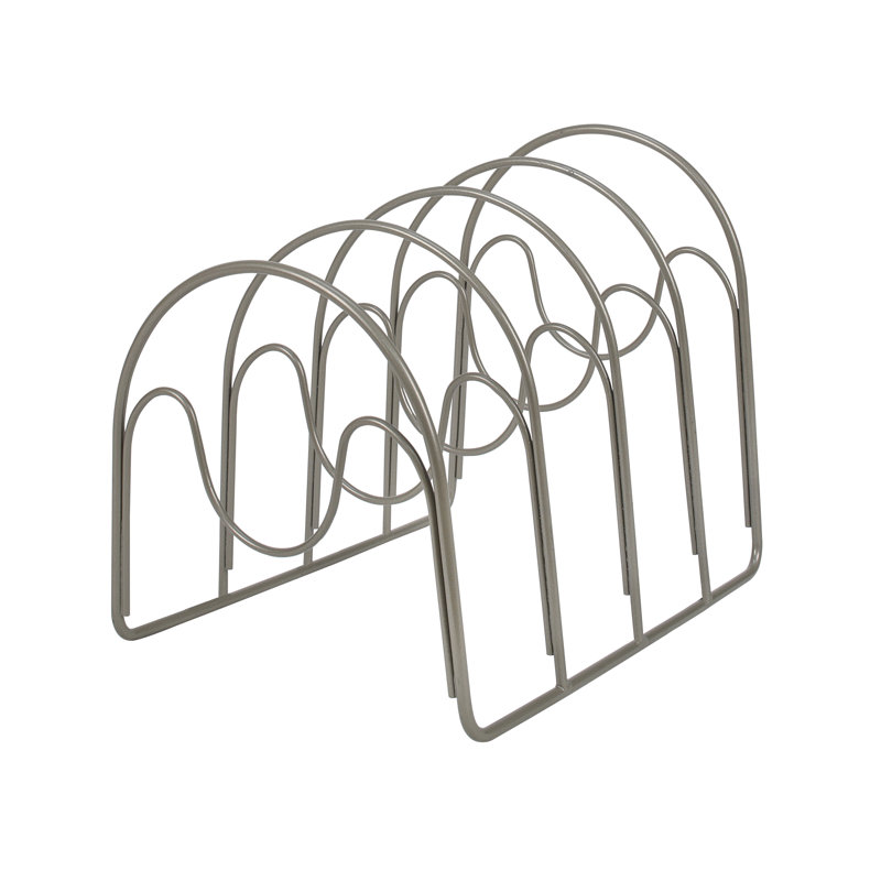 Diviseur pour ustensiles de cuisine Ebert, Nickel satiné