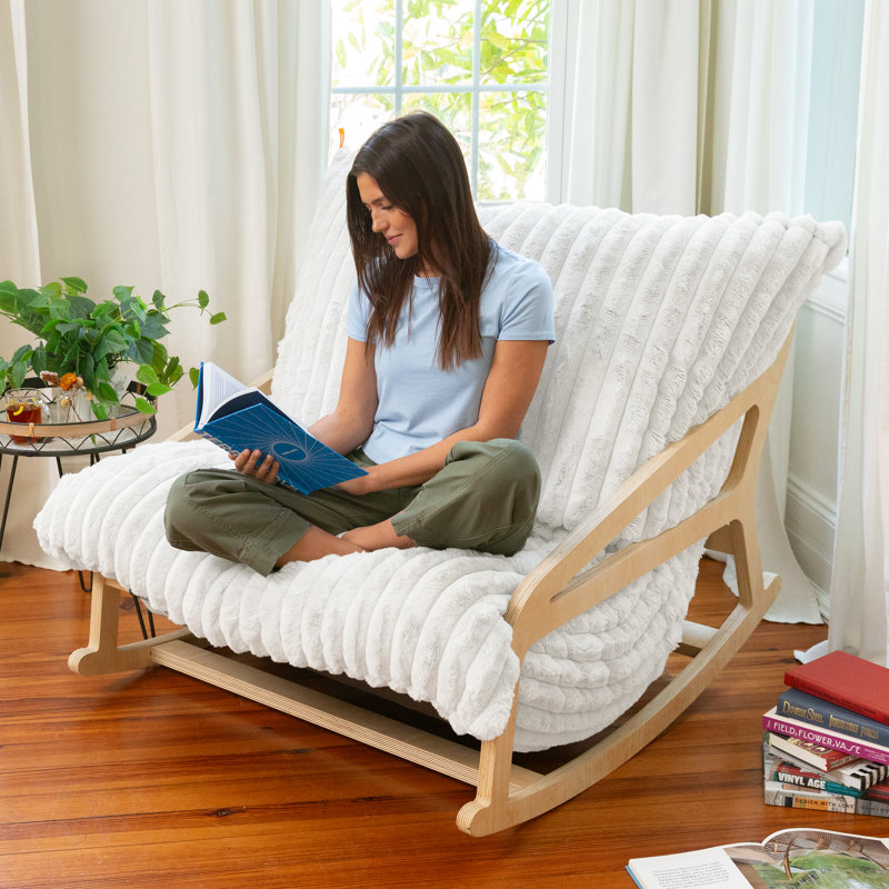Chaise berçante Pillow Saxx Bean Bag, Rose