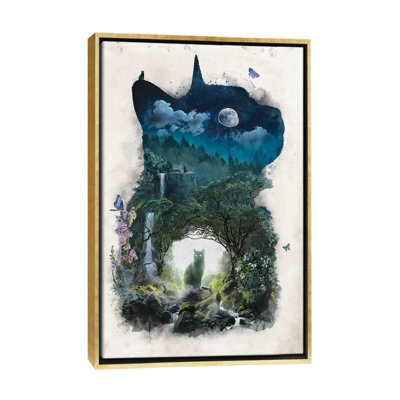 Impression d’art graphique, "The Realm of Cats" par Barrett Grosers
