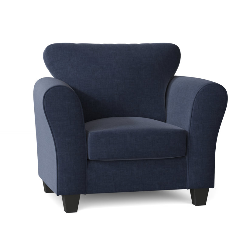 Fredericktown Upholstered Armchair, Oscar Navy