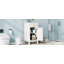 Meuble-lavabo de style français 18 po avec lavabo en céramique et portes à fermeture en douceur Dawson-123512800